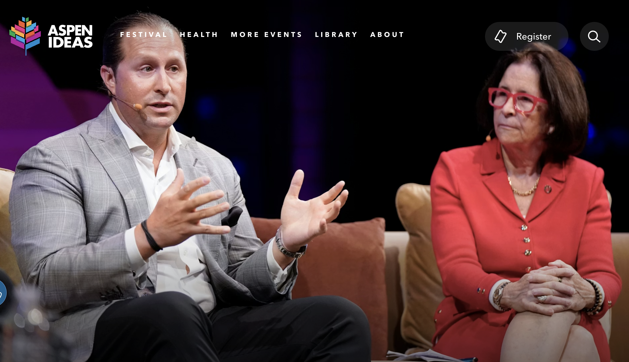 Sam Caucci at Aspen Ideas 2025